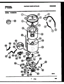 03 - Tub Detail parts for Frigidaire Washer WA6520AL2 from AppliancePartsPros.com