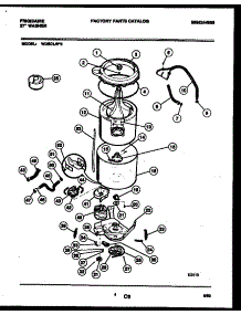 03 - Tub Detail parts for Frigidaire Washer WDSCLW2 from AppliancePartsPros.com