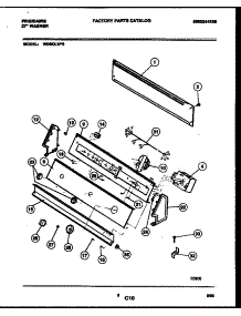 05 - Console And Control Parts parts for Frigidaire Washer WDSCLL2 from AppliancePartsPros.com