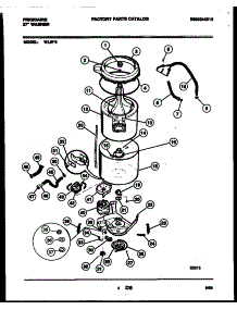 03 - Tub Detail parts for Frigidaire Washer WLW3 from AppliancePartsPros.com