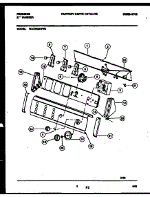 05 - Console And Control Parts parts for Frigidaire Washer WA7200AWW2 from AppliancePartsPros.com
