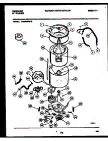 03 - Tub Detail parts for Frigidaire Washer WA6620RW2 from AppliancePartsPros.com