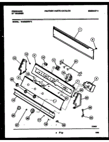 05 - Console And Control Parts parts for Frigidaire Washer WA6620RW2 from AppliancePartsPros.com