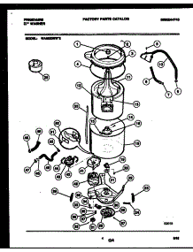 03 - Tub Detail parts for Frigidaire Washer WA5820RW2 from AppliancePartsPros.com