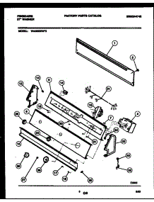 05 - Console And Control Parts parts for Frigidaire Washer WA5820RW2 from AppliancePartsPros.com