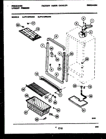 03 - Cabinet Parts parts for Frigidaire Freezer FFU16F6AW4 from AppliancePartsPros.com