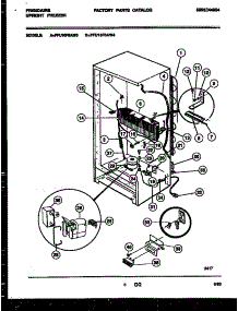 05 - System And Automatic Defrost Parts parts for Frigidaire Freezer FFU16F6AW4 from AppliancePartsPros.com