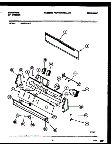 05 - Console And Control Parts parts for Frigidaire Washer WCISCLW2 from AppliancePartsPros.com