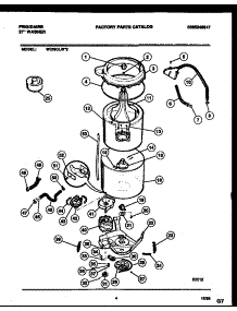 03 - Tub Detail parts for Frigidaire Washer WCISCLL2 from AppliancePartsPros.com