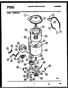 03 - Tub Detail parts for Frigidaire Washer FWX223LBS0 from AppliancePartsPros.com