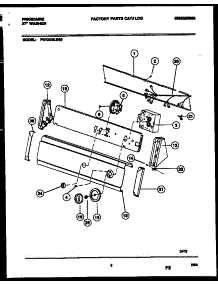 05 - Console And Control Parts parts for Frigidaire Washer FWX223LBS0 from AppliancePartsPros.com