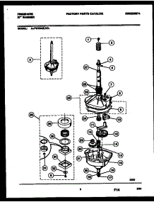 04 - Transmission Parts parts for Frigidaire Washer FWX645LBS0 from AppliancePartsPros.com