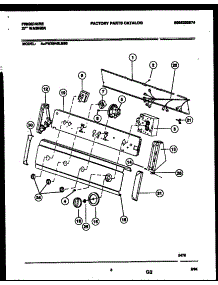 05 - Console And Control Parts parts for Frigidaire Washer FWX645LBS0 from AppliancePartsPros.com