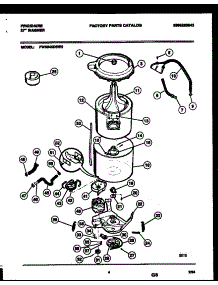 03 - Tub Detail parts for Frigidaire Washer FWX645DBD0 from AppliancePartsPros.com