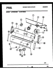 05 - Console And Control Parts parts for Frigidaire Washer FWX233NBS0 from AppliancePartsPros.com