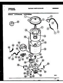 03 - Tub Detail parts for Frigidaire Washer FWX445LBS0 from AppliancePartsPros.com