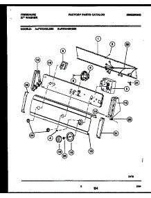 05 - Console And Control Parts parts for Frigidaire Washer FWX445LBS0 from AppliancePartsPros.com