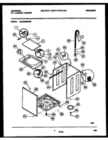 05 - Cabinet Parts parts for Frigidaire Washer Dryer Combo MLXG62RBL0 from AppliancePartsPros.com