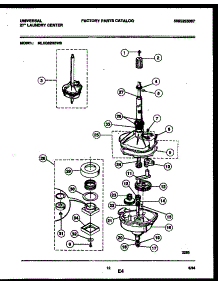 07 - Transmission Parts parts for Frigidaire Washer Dryer Combo MLXG62RBL0 from AppliancePartsPros.com