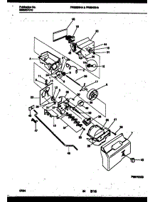 13 - Ice Dispenser parts for Frigidaire Refrigerator FRS24XHAD1 from AppliancePartsPros.com