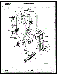 05 - Cabinet Parts parts for Frigidaire Refrigerator FRS24XHAW1 from AppliancePartsPros.com