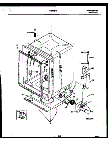05 - Tub And Frame Parts parts for Frigidaire Dishwasher FDB663RBS0 from AppliancePartsPros.com
