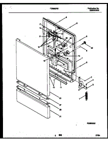04 - Door Parts parts for Frigidaire Dishwasher FDB663RBB0 from AppliancePartsPros.com