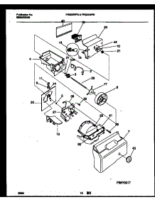 09 - Ice Dispenser parts for Frigidaire Refrigerator FRS24WPBW0 from AppliancePartsPros.com