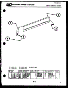 06 - Backguard parts for Frigidaire Range 37-1012-57-04 from AppliancePartsPros.com