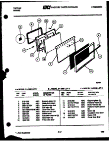 06 - Door Parts parts for Frigidaire Range 31-2208-23-03 from AppliancePartsPros.com