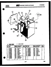 07 - Cabinet Parts parts for Frigidaire Washer 46-2857-23-01 from AppliancePartsPros.com