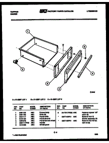 07 - Drawer Parts parts for Frigidaire Range 31-2207-66-03 from AppliancePartsPros.com