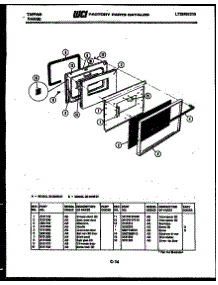 05 - Door Parts parts for Frigidaire Range 30-3648-23-01 from AppliancePartsPros.com