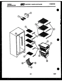 05 - Shelves And Supports parts for Frigidaire Refrigerator 95-1967-23-02 from AppliancePartsPros.com