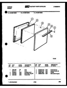 03 - Door Parts parts for Frigidaire Range 37-0007-23-02 from AppliancePartsPros.com