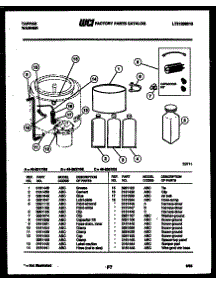08 - Drain Hose And Miscellaneous parts for Frigidaire Washer 46-2817-23-05 from AppliancePartsPros.com