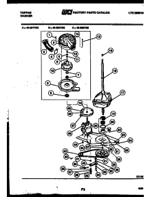 06 - Washer Drive System And Pump parts for Frigidaire Washer 46-2837-23-05 from AppliancePartsPros.com