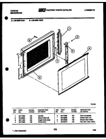 03 - Door Parts parts for Frigidaire Microwave 56-9338-23-02 from AppliancePartsPros.com