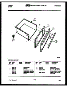 05 - Drawer Parts parts for Frigidaire Range 31-3978-23-01 from AppliancePartsPros.com