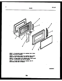 03 - Door Parts parts for Frigidaire Microwave 56-2851-00-02 from AppliancePartsPros.com