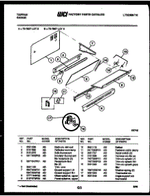 03 - Splasher Control parts for Frigidaire Range 73-7857-23-06 from AppliancePartsPros.com