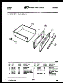 10 - Drawer Parts parts for Frigidaire Range 73-7857-23-06 from AppliancePartsPros.com
