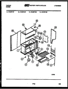 10 - Upper Body Parts parts for Frigidaire Range 72-7977-66-07 from AppliancePartsPros.com