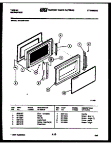03 - Door Parts parts for Frigidaire Microwave 56-1246-00-04 from AppliancePartsPros.com