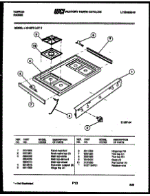 03 - Cooktop Parts parts for Frigidaire Range 30-3978-23-05 from AppliancePartsPros.com