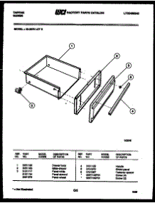 07 - Drawer Parts parts for Frigidaire Range 30-3978-66-05 from AppliancePartsPros.com