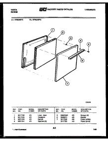 03 - Door Parts parts for Frigidaire Range VP30AW4-23 from AppliancePartsPros.com