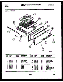 06 - Broiler Drawer Parts parts for Frigidaire Range VG30AW3-23 from AppliancePartsPros.com