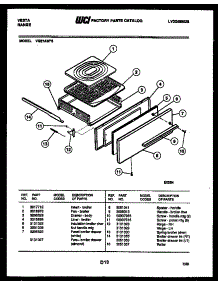 04 - Broiler Drawer Parts parts for Frigidaire Range VG21AW3-23 from AppliancePartsPros.com
