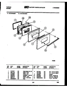 04 - Door Parts parts for Frigidaire Range 30-2139-23-01 from AppliancePartsPros.com